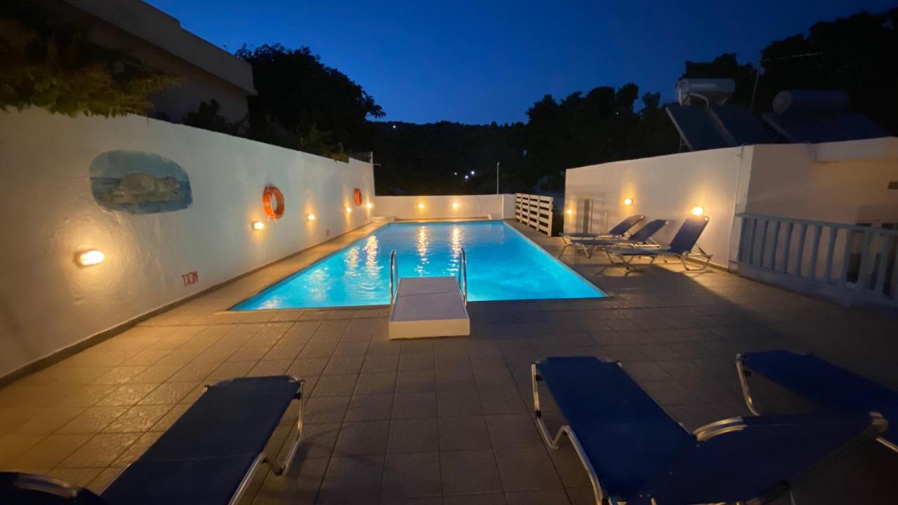 Galini Hellenic Hospitality Aparthotel Patitiri  Bagian luar foto